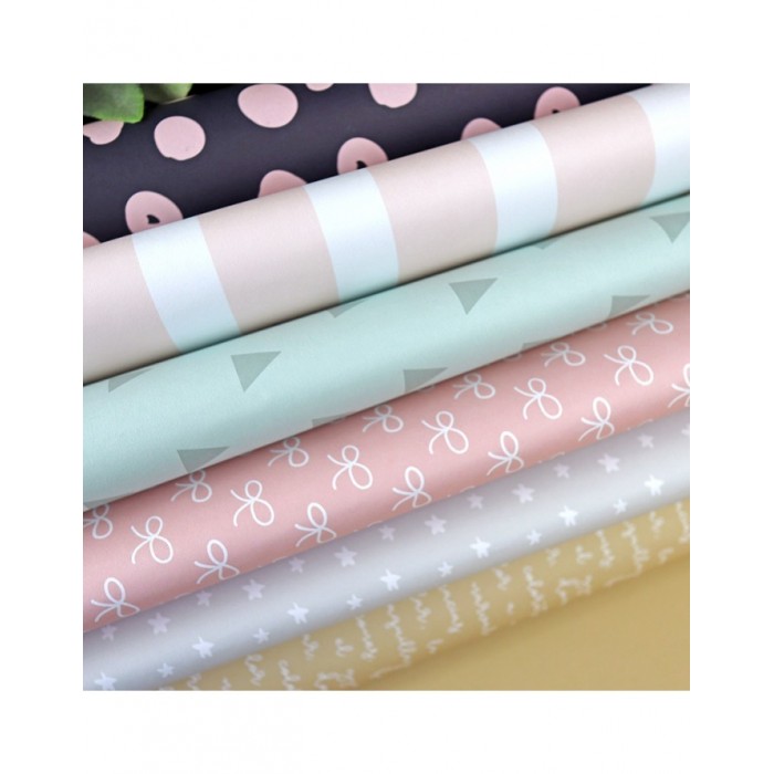Kit papel colores sólidos Rita  Aluacid 30x30cmts