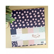 Kit papel colores sólidos Rita  Aluacid 30x30cmts