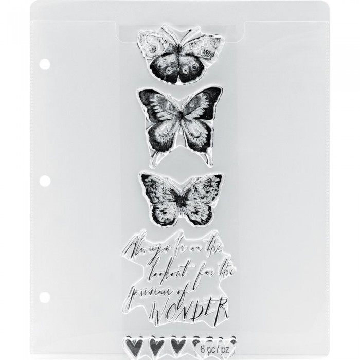Tim Holtz Storage Studios Stamp Storage Binder Refills 8/Pkg - Fundas para Bibliorato CH93822