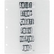 Tim Holtz Storage Studios Stamp Storage Binder Refills 8/Pkg - Fundas para Bibliorato CH93822