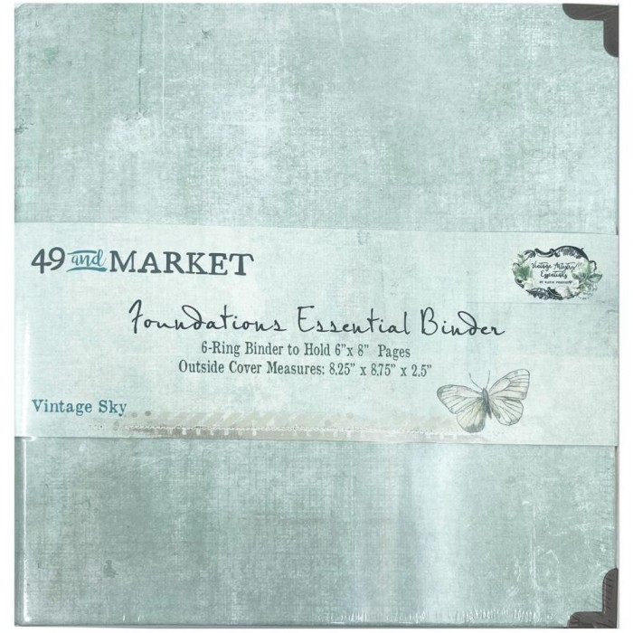 49 And Market Foundations Essentials Binder Color: Vintage Sky