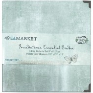 49 And Market Foundations Essentials Binder Color: Vintage Sky
