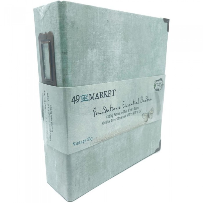 49 And Market Foundations Essentials Binder Color: Vintage Sky