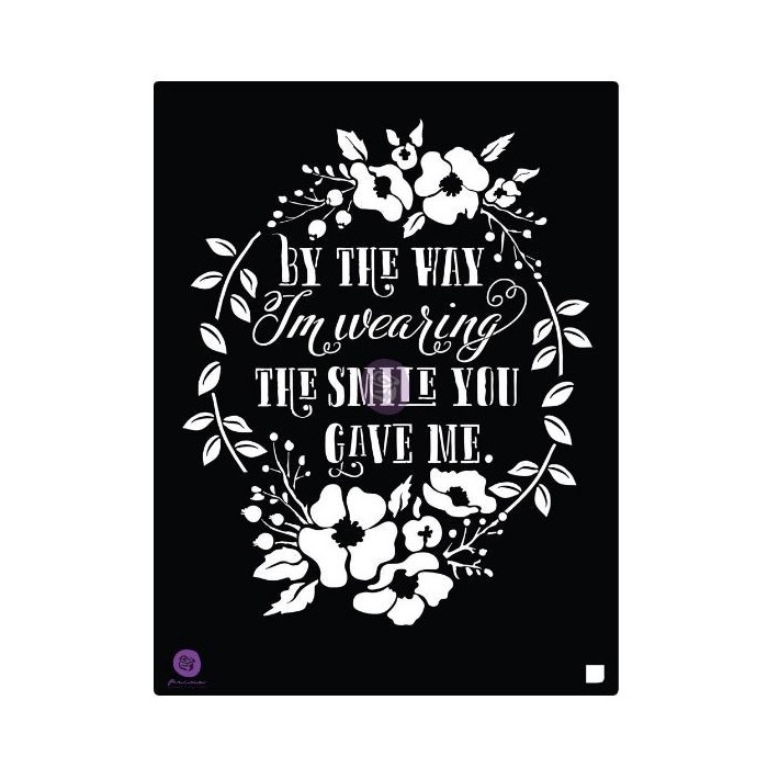 STENCIL – SMILE - Prima Marketing 15x23cm