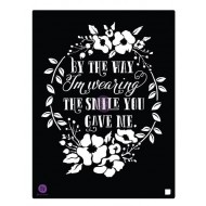 STENCIL – SMILE - Prima Marketing 15x23cm