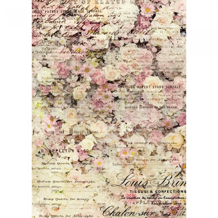 REDESIGN DECOR RICE PAPER – FLORAL & DREAM – 30x40 cmts