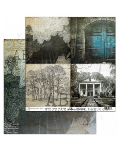 Papeles ABstudio Behind closed doors 8 papeles mas 1 papel de recortables 30x30 cmts