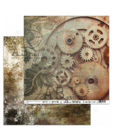 Papeles ABstudio Behind closed doors 8 papeles mas 1 papel de recortables 30x30 cmts