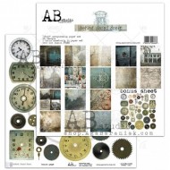 Papeles ABstudio Behind closed doors 8 papeles mas 1 papel de recortables 30x30 cmts