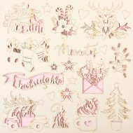 Chipboard Pequeña Navidad Johanna Rivero