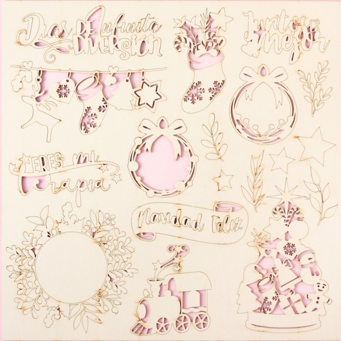 Chipboard Pequeña Diversion Johanna Rivero