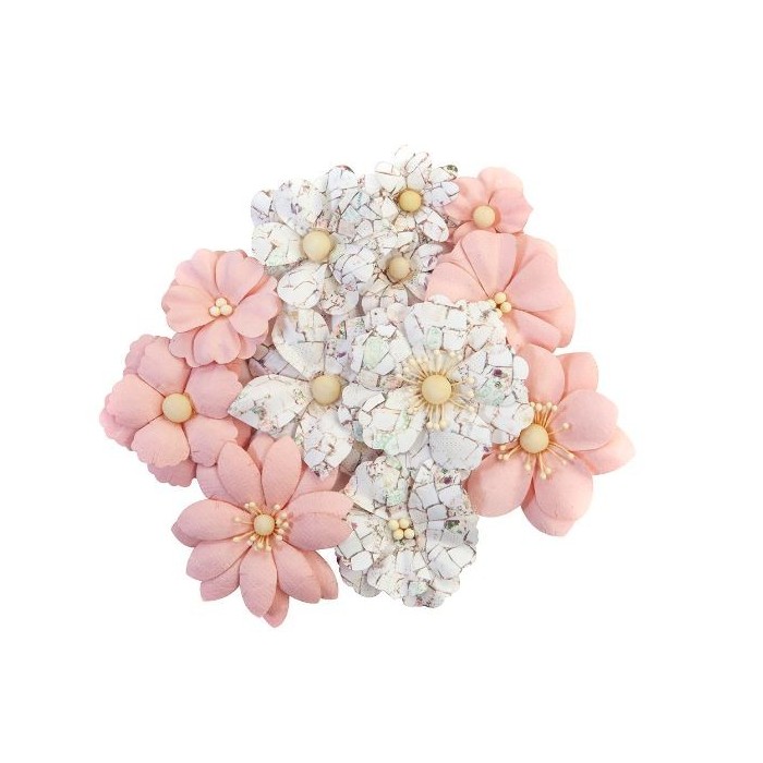 PRIMA FLOWERS® PRETTY MOSAIC COLLECTION – CRACKED MARBLE – 12PCS / 1-2″