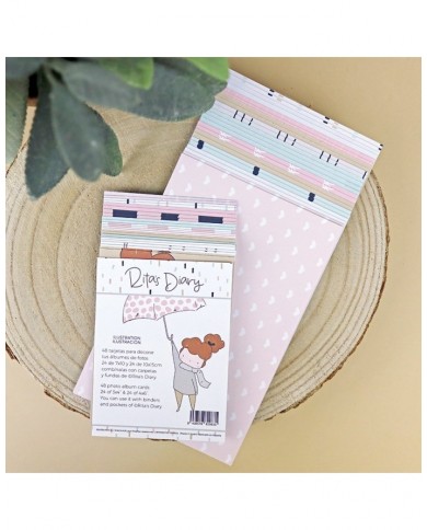 Pack tarjetas ilustraciones Rita