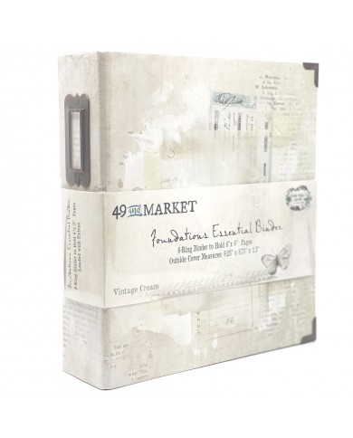49 And Market Foundations Essentials Binder Color: Vintage Cream VAE-33966