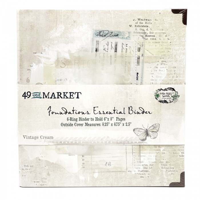 49 And Market Foundations Essentials Binder Color: Vintage Cream VAE-33966