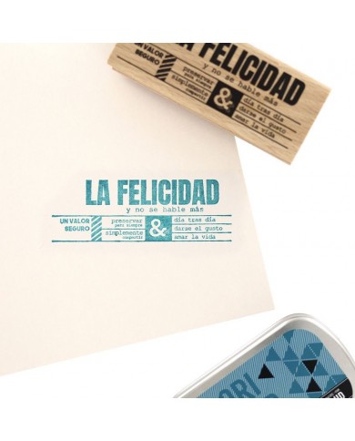 Sellos de madera La Felicidad Florilèges Design