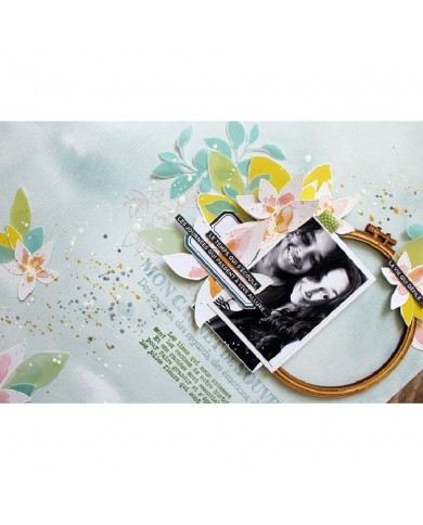 Adornos de madera Bastidor Florilèges Design FDEB11901