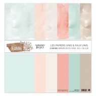 Colección de papeles MAISON DE JEANNE  Florilèges Design FDPU12014