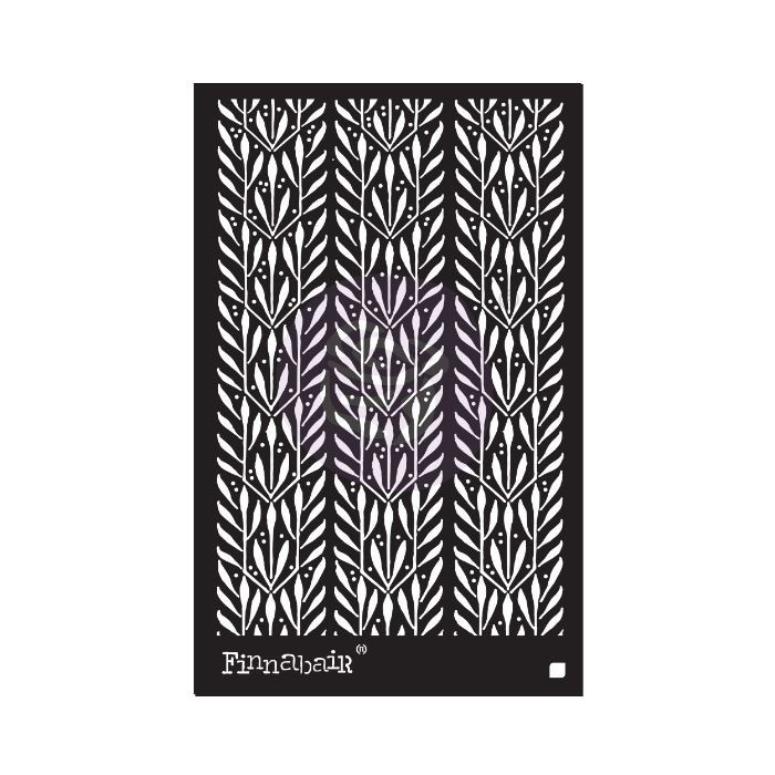 STENCIL – VINTAGE LAURELS – 15x23cm