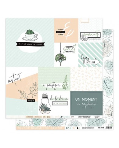 Kit de Papeles SOFT & GREEN Florilèges Design