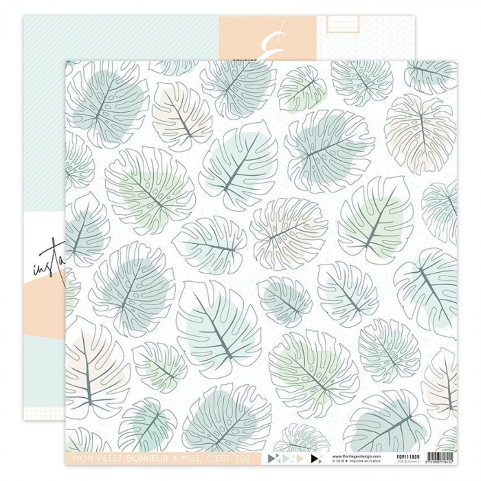 Kit de Papeles SOFT & GREEN Florilèges Design