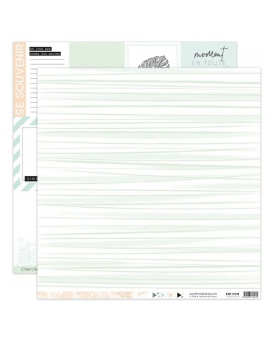 Kit de Papeles SOFT & GREEN Florilèges Design