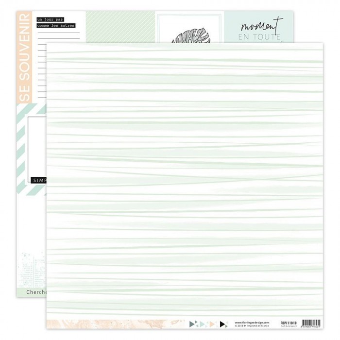 Kit de Papeles SOFT & GREEN Florilèges Design
