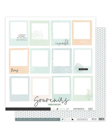 Kit de Papeles SOFT & GREEN Florilèges Design