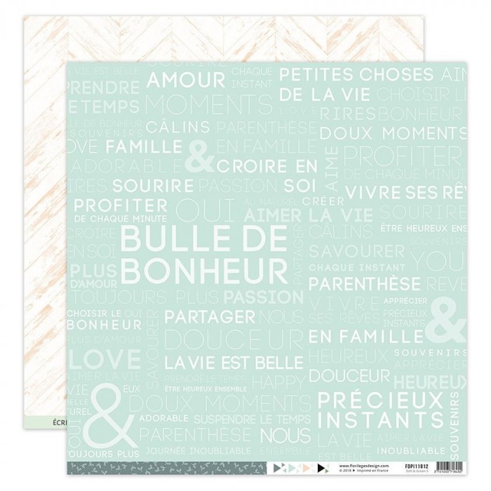 Kit de Papeles SOFT & GREEN Florilèges Design