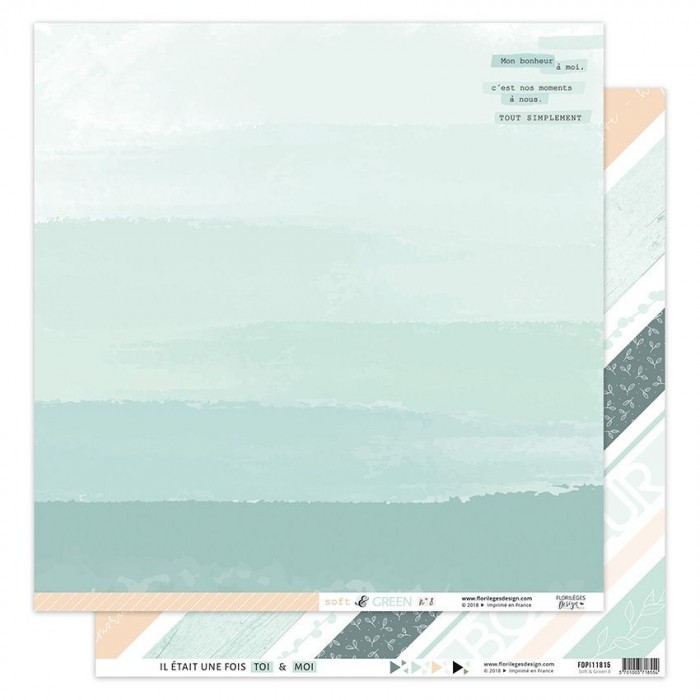 Kit de Papeles SOFT & GREEN Florilèges Design