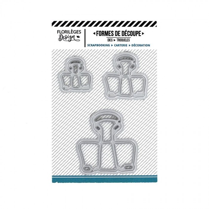 Troquel THREE CLIPS Florilèges Design