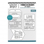 Troqueles TRAVEL AND SCRAP Florilèges Design