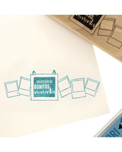 Sello de madera SELECCIÓN DE MOMENTOS Florilèges Design