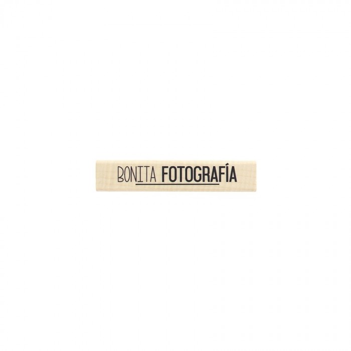 Sello de madera BONITA FOTOGRAFIA Florilèges Design