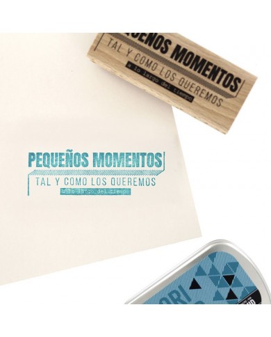 Sello de madera TAL Y COMO LOS QUEREMOS Florilèges Design