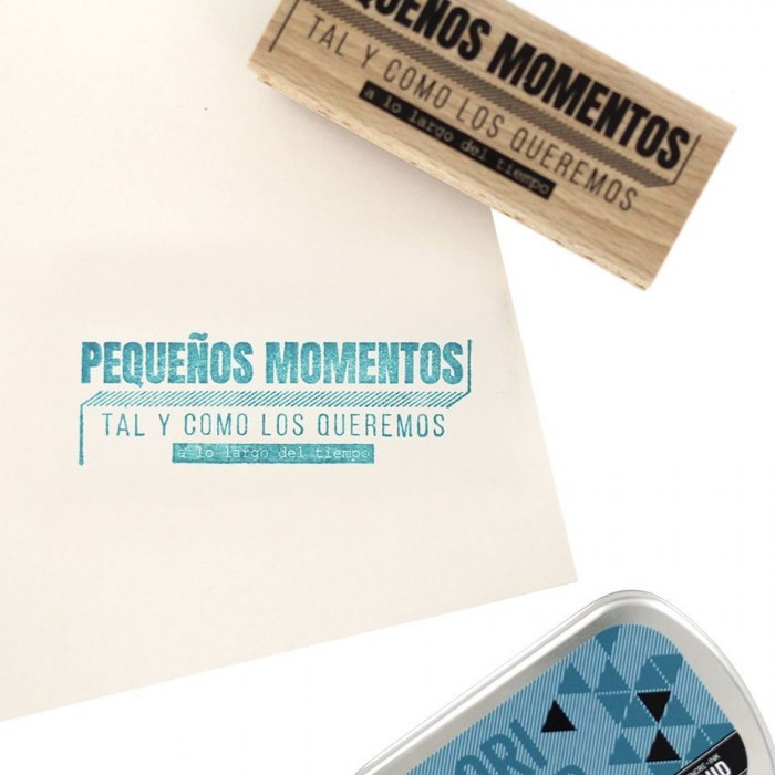 Sello de madera TAL Y COMO LOS QUEREMOS Florilèges Design