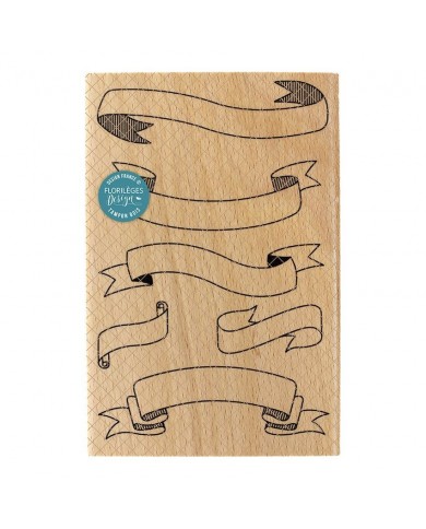 Sello de madera LARGE BANNERS Florilèges