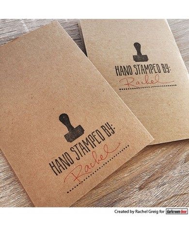 Sellos Darkroom Hand Stamped