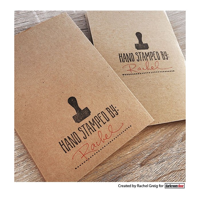 Sellos Darkroom Hand Stamped