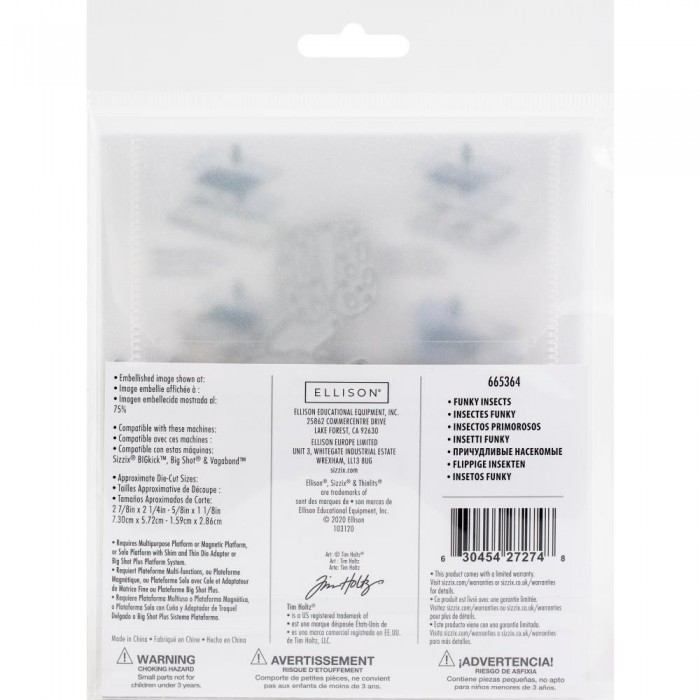 Sizzix Thinlits Dies By Tim Holtz  665364