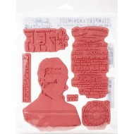 Tim Holtz  Cling Mount Stamps - The Professor 2 CMS395