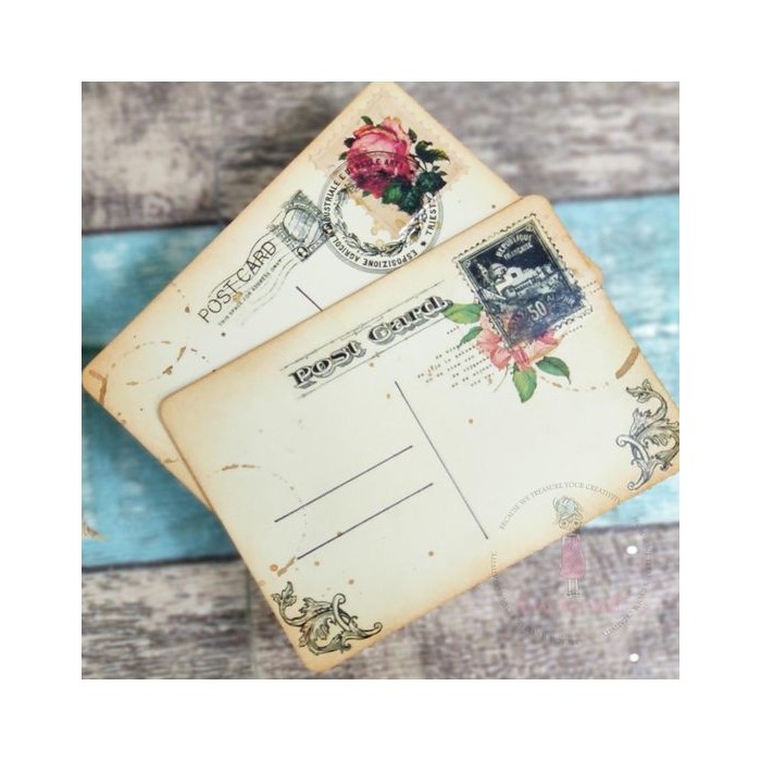 Transferibles Dress My Craft Transfer Me Sheet A4-Mini Vintage Flowers DMCD4776