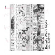 Dress My Craft Transfer Me Sheet A4-Butterfly Washi Tapes DMCDP4468