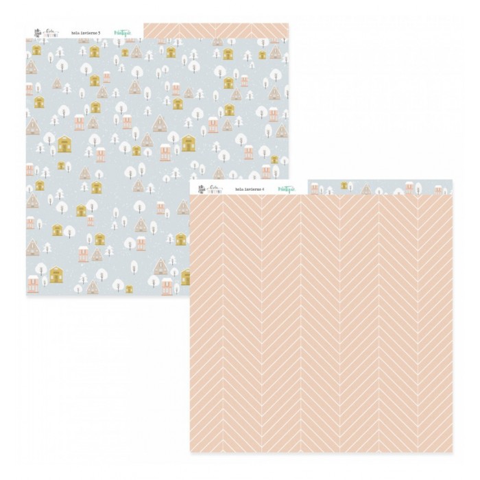 STACK  HOLA INVIERNO DE MINTOPÍA 30x30cmts