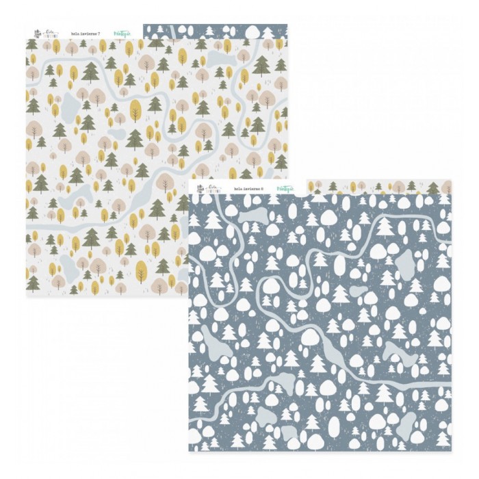 STACK  HOLA INVIERNO DE MINTOPÍA 30x30cmts