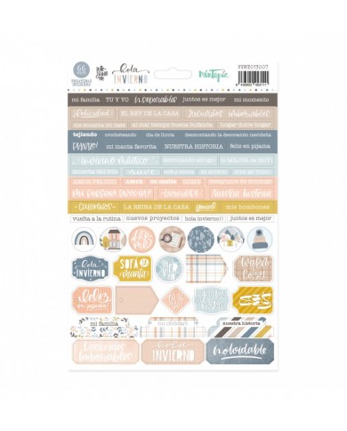 PEGATINAS HOLA INVIERNO DE MINTOPIA