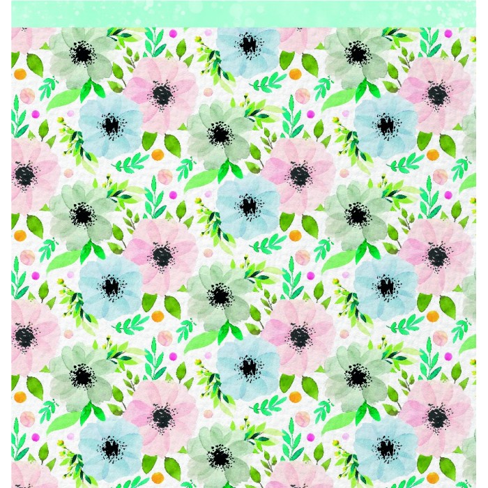 Colección “Floral 12 papeles de 30,5 x 30,5 cm - TheFlowerJournal TFY.FLO.01