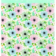 Colección “Floral 12 papeles de 30,5 x 30,5 cm - TheFlowerJournal TFY.FLO.01