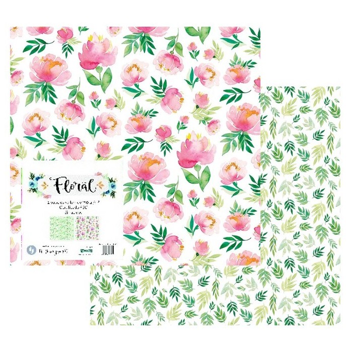 Set de vellums Colección Floral por de The Flower Journal 2 hojas
