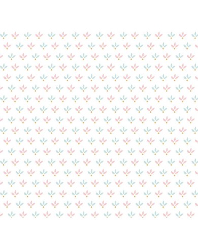 Tela de encuadernar Puntitos Colección Floral por de The Flower Journal